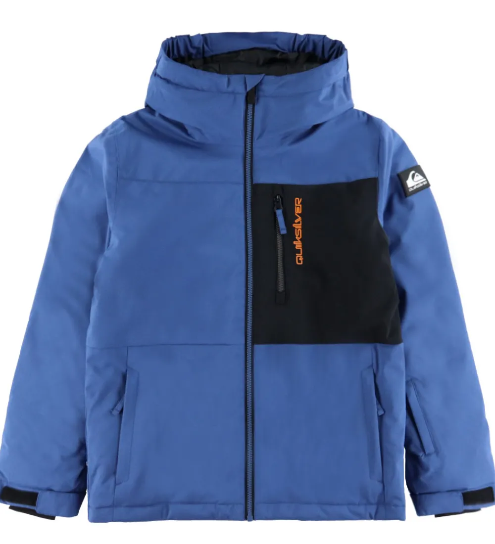 Børn Quiksilver Vinterjakker>Vinterjakke - Side Hit Solid - True Navy