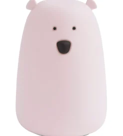 Rabbit & Friends Natlamper|Lamper>Lampe - Bjørn - 10,7x16 cm - Rosa