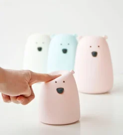 Rabbit & Friends Natlamper>Lampe - Lille Bjørn - 8,5x10 cm - Hvid