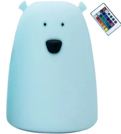 Rabbit & Friends Natlamper>Lampe - Stor Bjørn m. Fjernbetjening - 11x17 cm