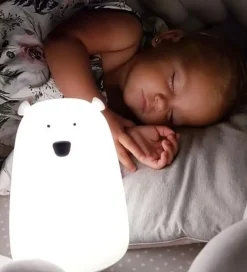 Rabbit & Friends Natlamper></noscript>Lampe - Stor Bjørn m. Fjernbetjening - 11x17 cm