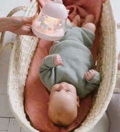 Rabbit & Friends Natlamper|Lampe - 16x13 cm - Karrusel m. Musik - Blå