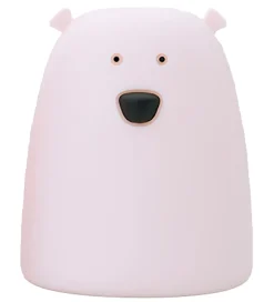 Rabbit & Friends Natlamper>Lampe - 10x8,5 cm - Lille Bjørn - Rosa