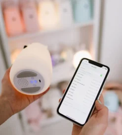 Rabbit & Friends Natlamper|Fritstående Lamper|Lampe m. Højtaler - 11x15,5 cm - Bjørn m. Fjern