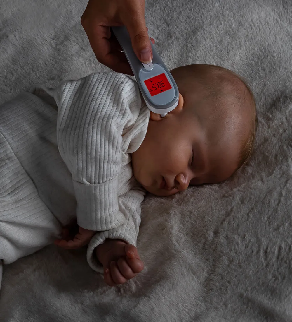 Reer Pleje- Og Toiletartikler|Termometer|Kontaktløs Øretermometer - 3-i-1 - Infrarødt