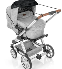 Reer Solsejl>Solsejl Til Barnevogn - UV50+ - Sort