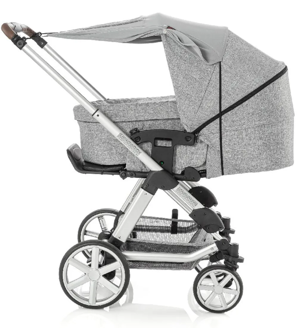 Reer Solsejl>Solsejl Til Barnevogn - UV50+ - Grå