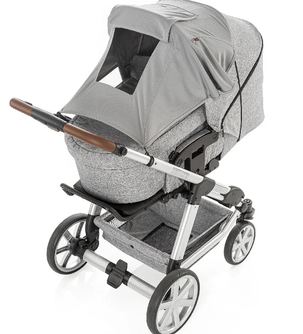 Reer Solsejl>Solsejl Til Barnevogn - UV50+ - Grå