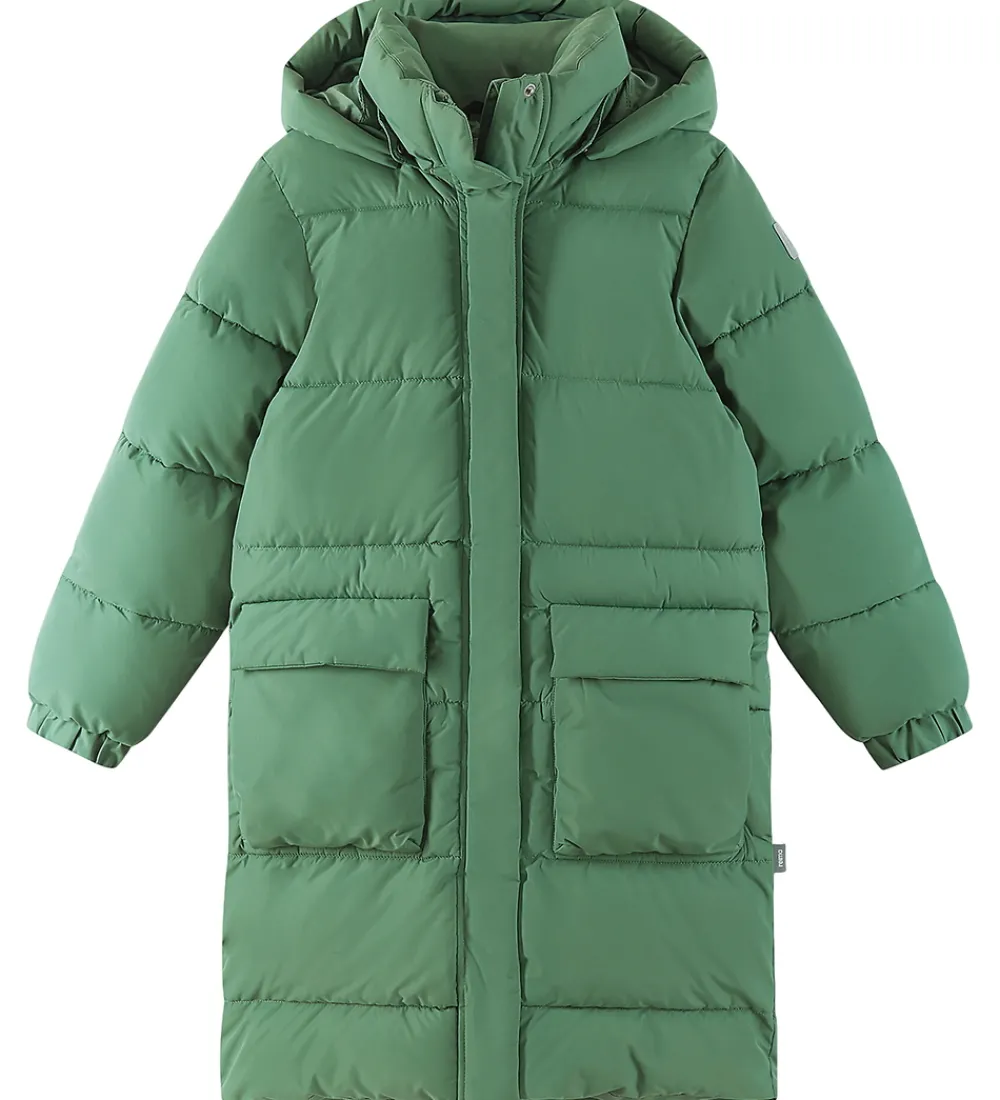 Børn Reima Overgangsjakker|Dunjakker Og Dynejakker|Dynefrakke - Kumpula - Green Clay