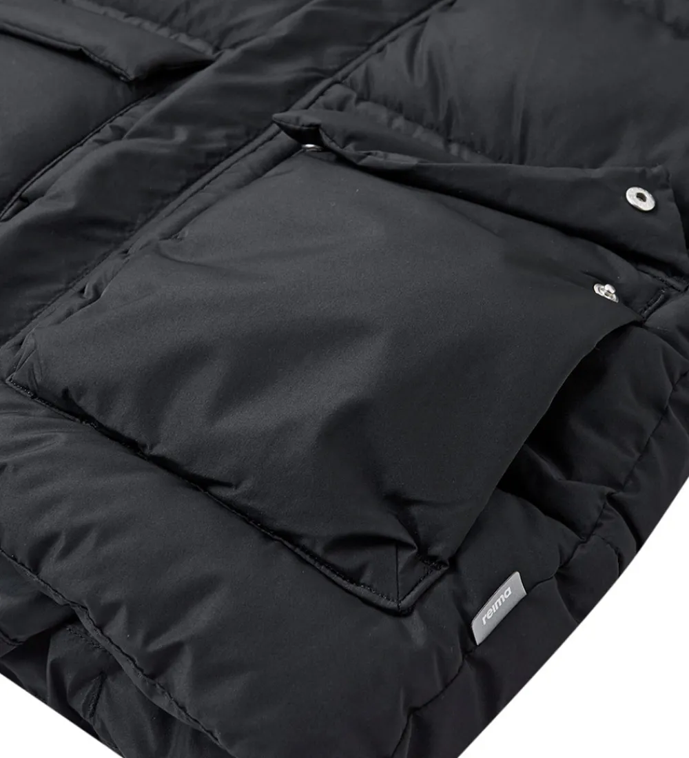 Børn Reima Overgangsjakker|Dunjakker Og Dynejakker|Dynejakke - Toukola - Sort