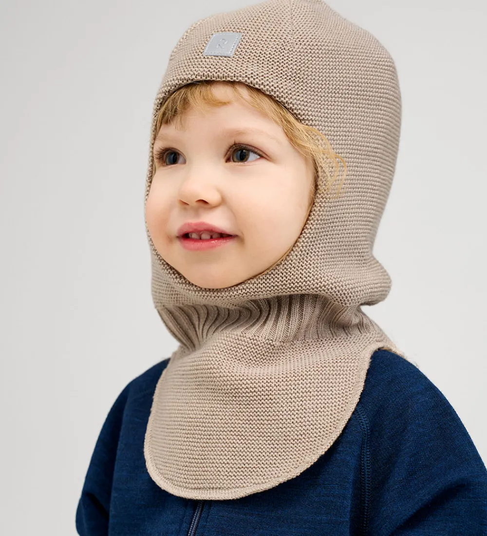Børn Reima Elefanthuer>Elefanthue - Uld/Bomuld - Starrie - 2-lags - Earthy Beige