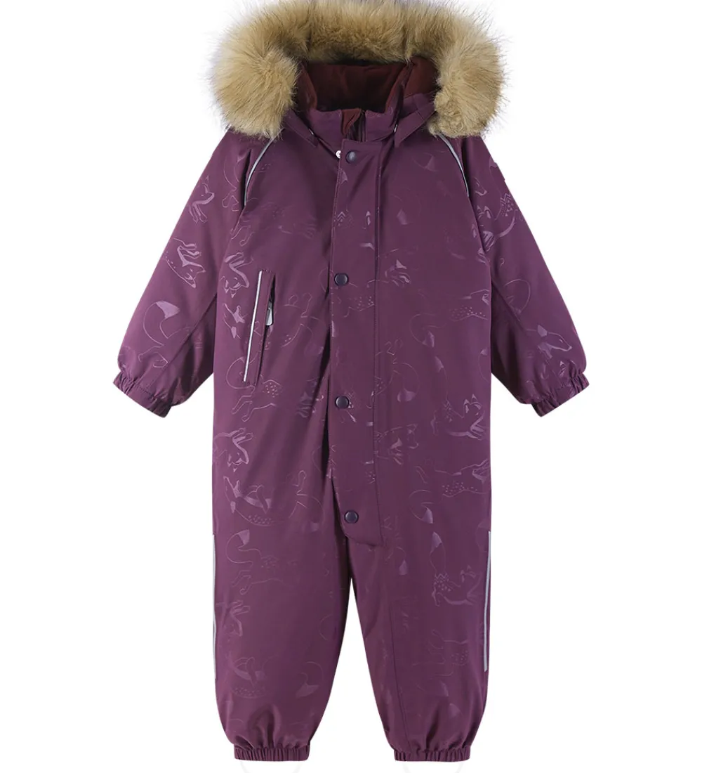 Børn Reima Flyverdragter|Flyverdragt - Dun - Aapua - Deep Purple