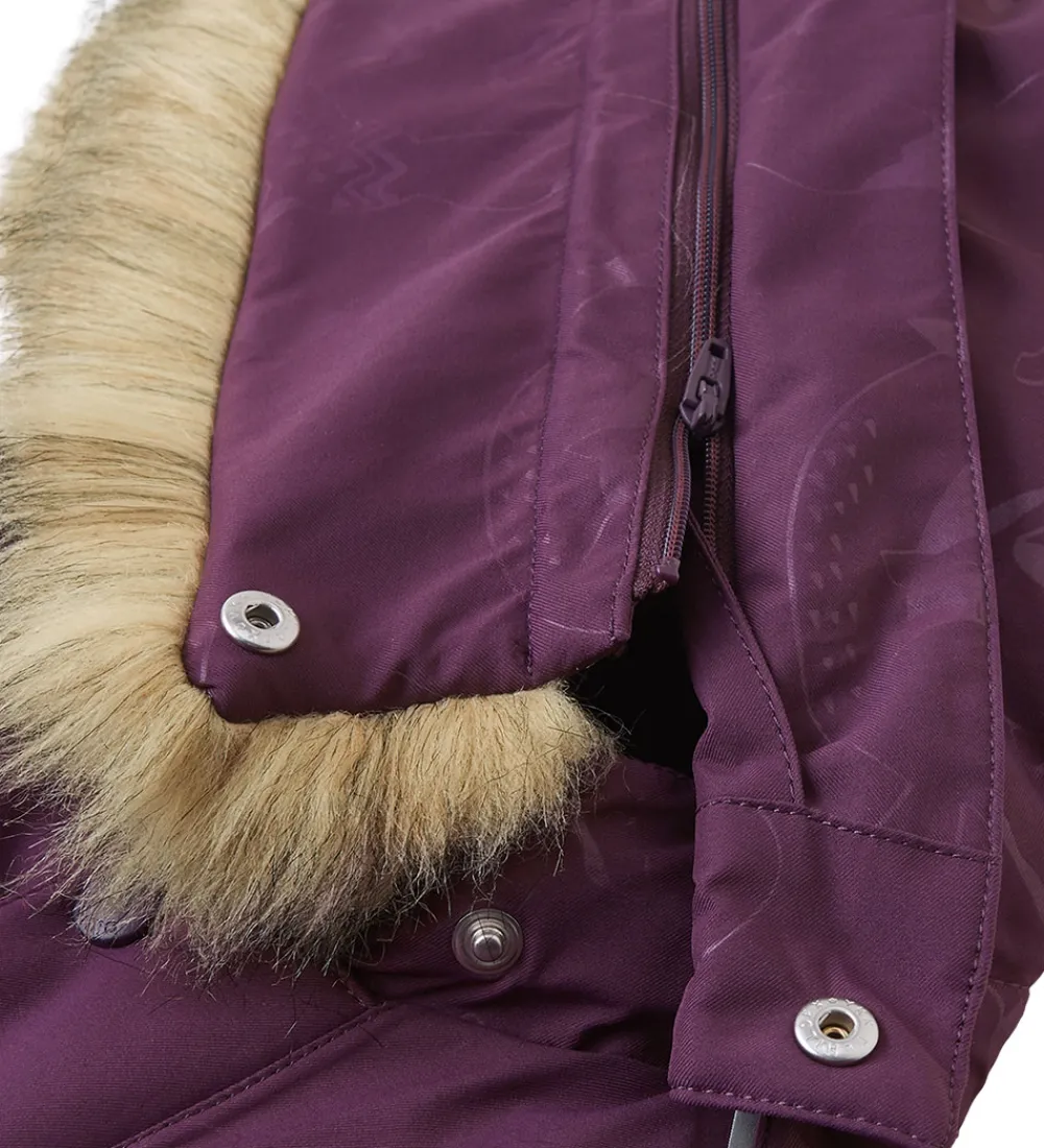 Børn Reima Flyverdragter|Flyverdragt - Dun - Aapua - Deep Purple