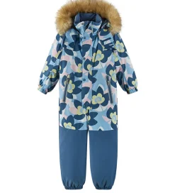 Børn Reima Flyverdragter|Flyverdragt - Kipina - Frozen Blue m. Blomster