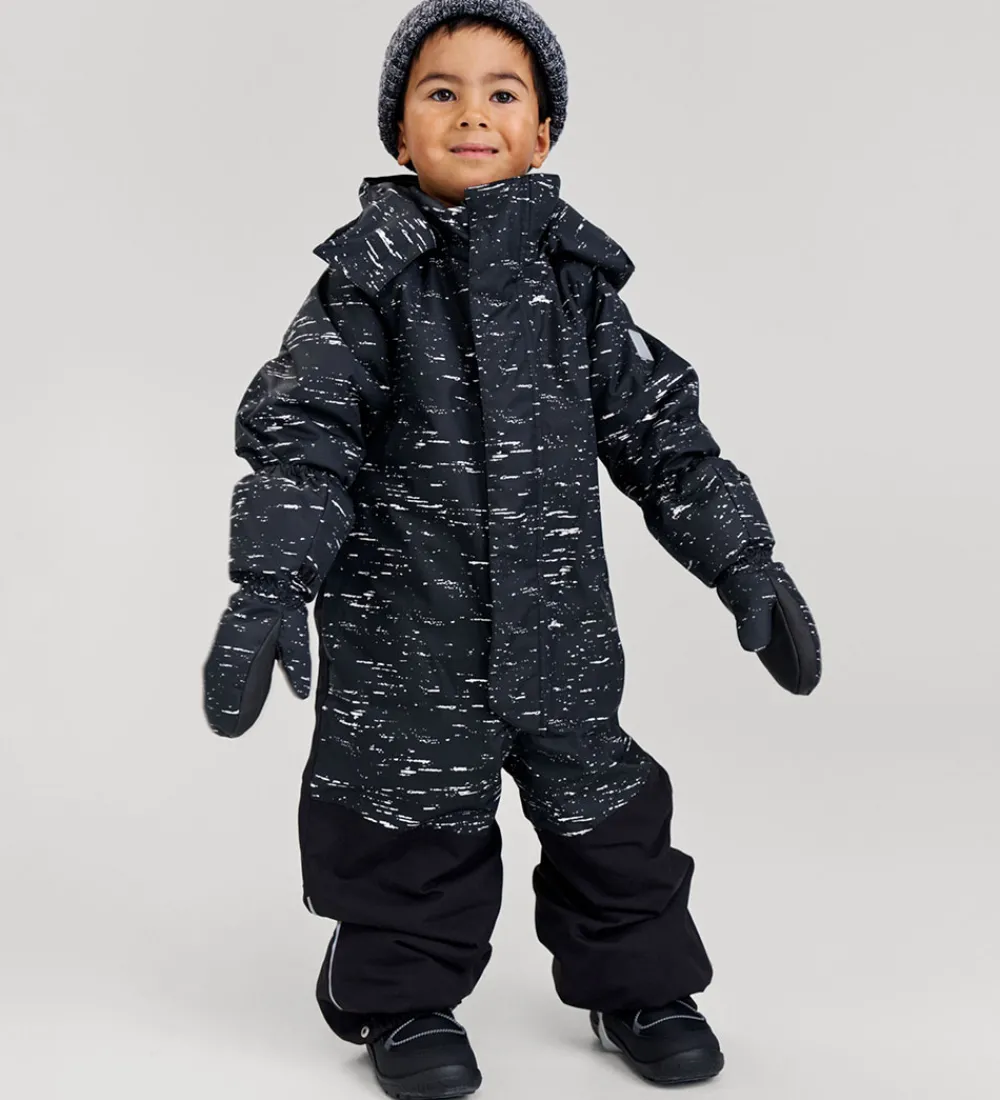 Børn Reima Flyverdragter|Flyverdragt - Kirkas - Sort m. Refleks