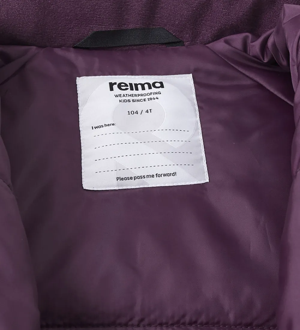 Børn Reima Flyverdragter|Flyverdragt - Kurikka - Deep Purple
