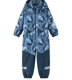Børn Reima Flyverdragter>Flyverdragt - Kurikka - Blue Ocean m. Print