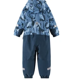 Børn Reima Flyverdragter>Flyverdragt - Kurikka - Blue Ocean m. Print