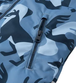 Børn Reima Flyverdragter></noscript>Flyverdragt - Kurikka - Blue Ocean m. Print