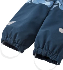 Børn Reima Flyverdragter></noscript>Flyverdragt - Kurikka - Blue Ocean m. Print