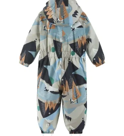 Børn Reima Flyverdragter|Flyverdragt - Puhuri - Earthy Beige m. Print