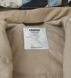 Børn Reima Flyverdragter|Flyverdragt - Puhuri - Earthy Beige m. Print