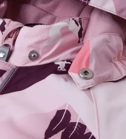 Børn Reima Flyverdragter|Flyverdragt - Puhuri - Grey Pink m. Print