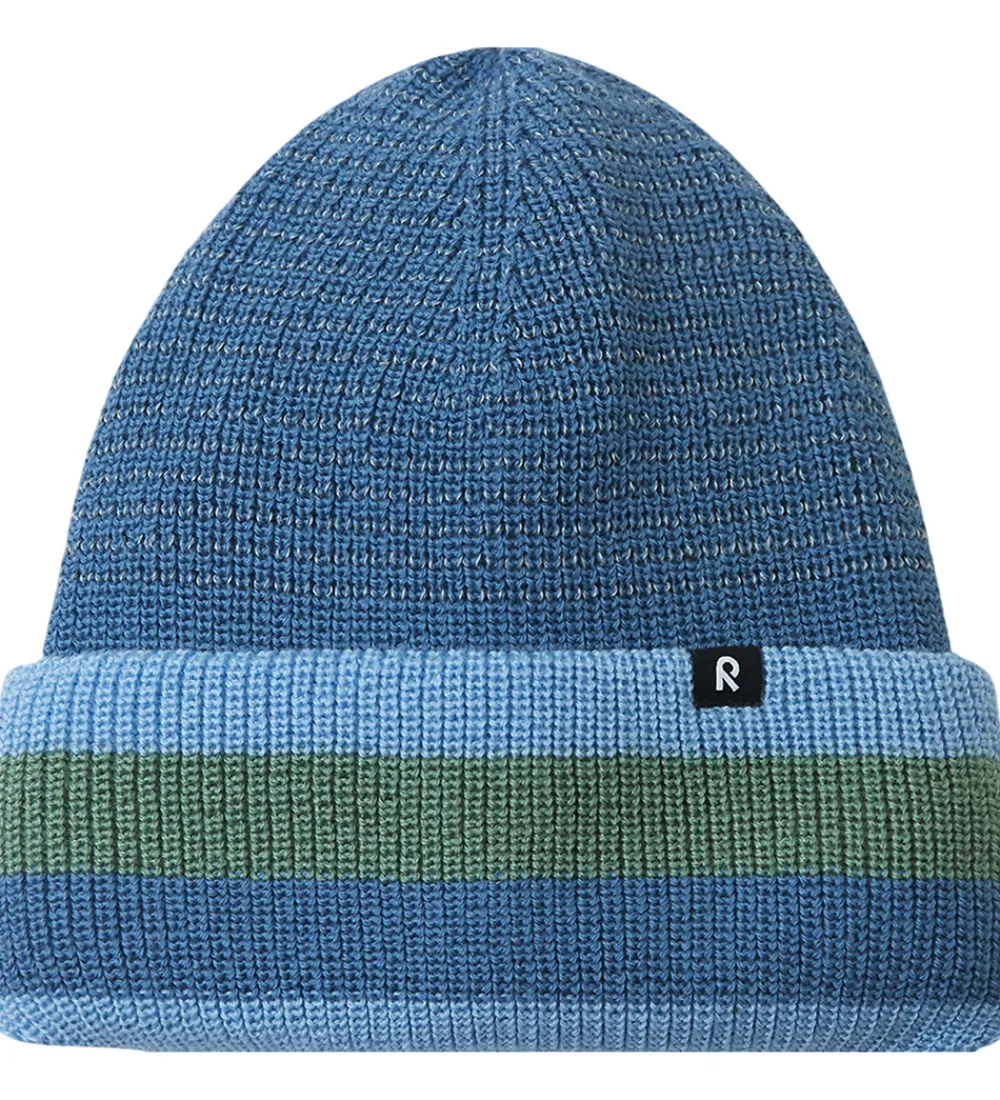 Børn Reima Huer Og Hatte|Hue - Uld/Polyester - Rib/Strik - Hippa - Blue Ocean