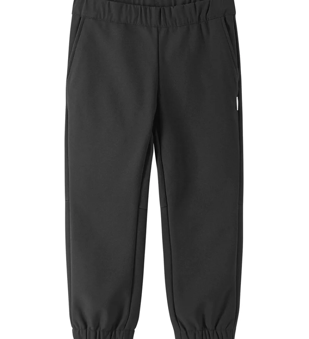 Børn Reima Softshell>Softhellbukser m. Fleece - Helppo - Sort