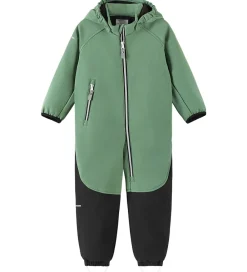 Børn Reima Softshell|Softshelldragt - Mjosa - Green Clay