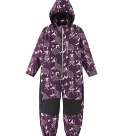 Børn Reima Softshell|Softshelldragt m. Fleece - Nurmes - Lilla m. Ræve