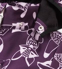 Børn Reima Softshell|Softshelldragt m. Fleece - Nurmes - Lilla m. Ræve