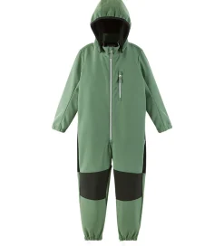 Børn Reima Softshell>Softshelldragt m. Fleece - Nurmes - Green Clay