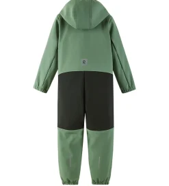 Børn Reima Softshell>Softshelldragt m. Fleece - Nurmes - Green Clay