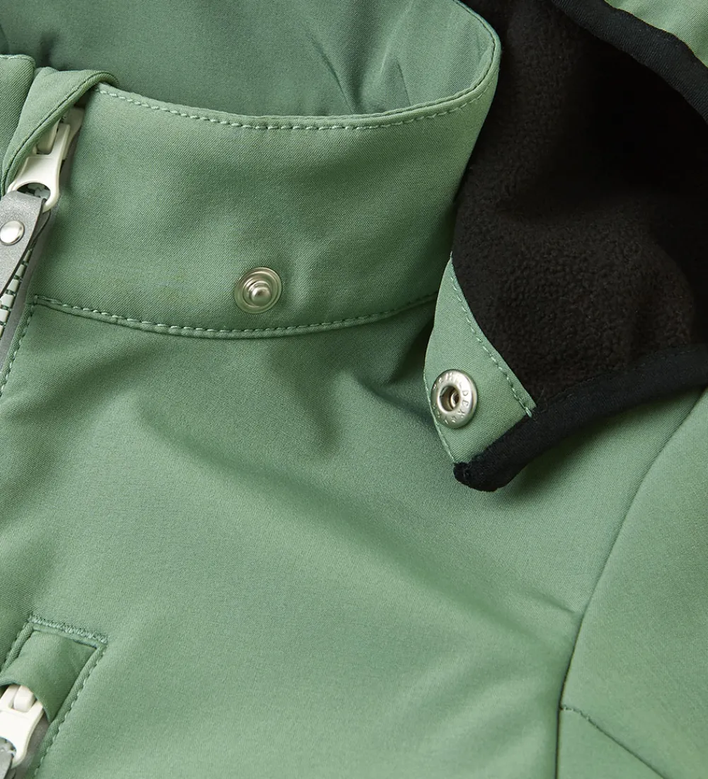 Børn Reima Softshell>Softshelldragt m. Fleece - Nurmes - Green Clay