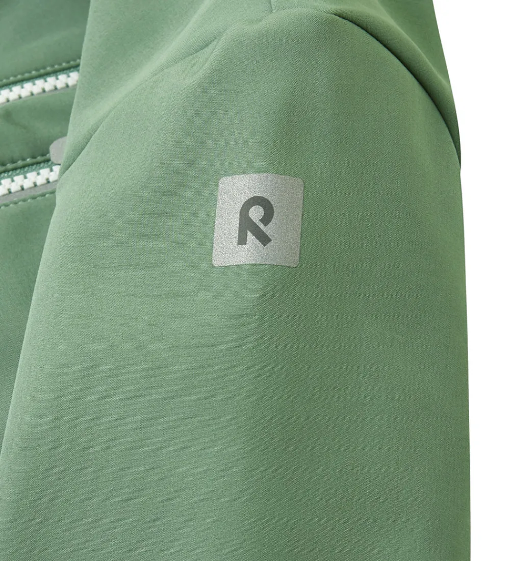Børn Reima Softshell>Softshelldragt m. Fleece - Nurmes - Green Clay