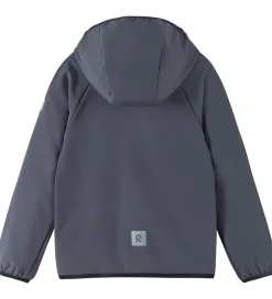 Børn Reima Softshell|Softshelljakke m. Fleece - Mukana - Grå/Sort