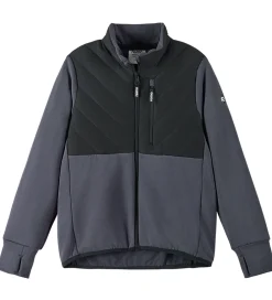 Børn Reima Softshell>Softshelljakke m. Termo - Vaihtari - Grå/Sort