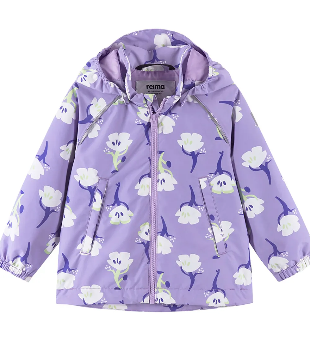 Børn Reima Sommerjakker|Sommerjakke - Hete - Lilic Amethyst m. Blomster