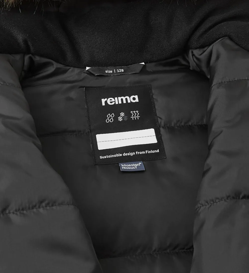 Børn Reima Vinterjakker|Vinterjakke - Ajaton - Sort