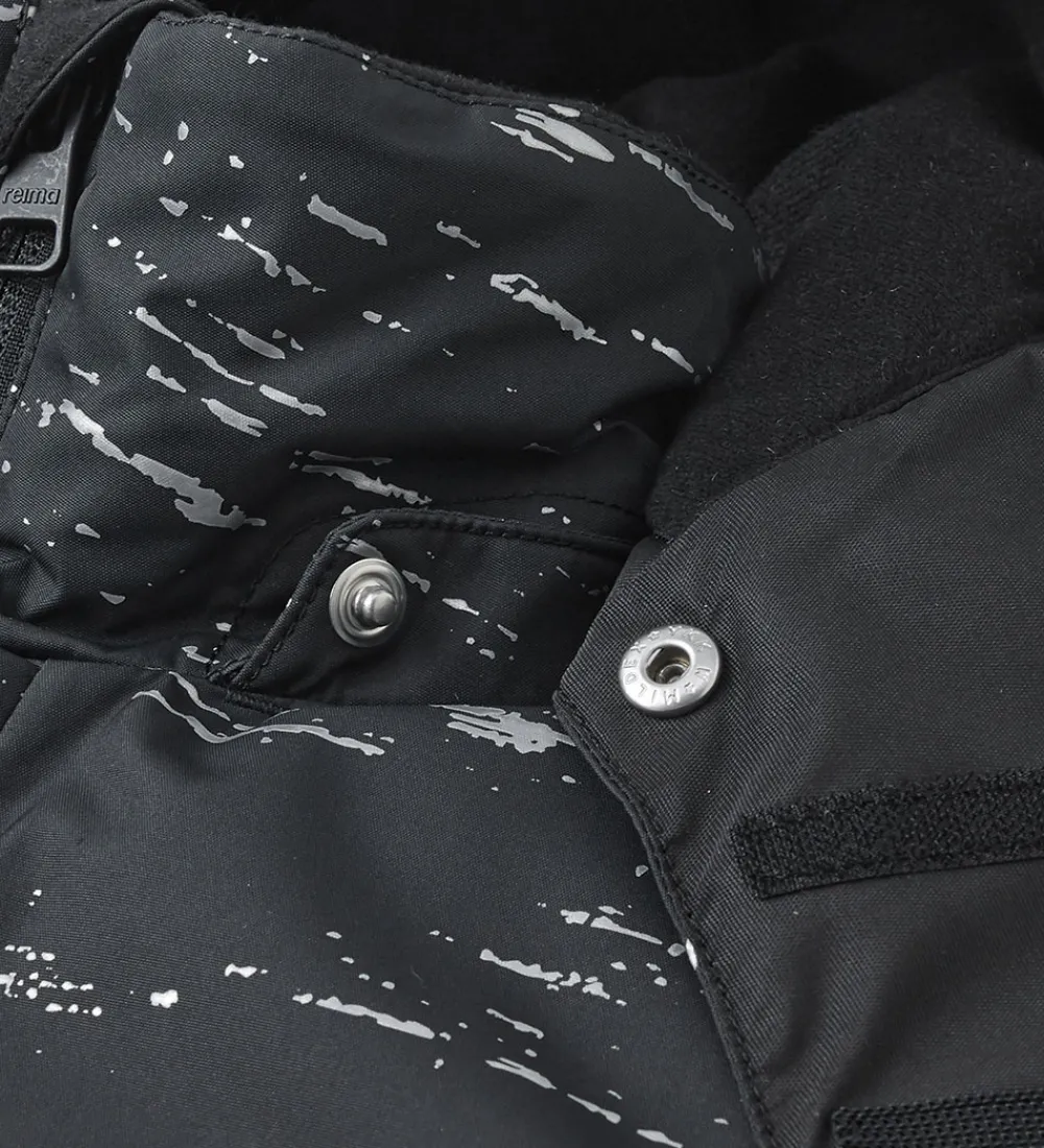 Børn Reima Vinterjakker>Vinterjakke - Hohde - Sort m. Refleks