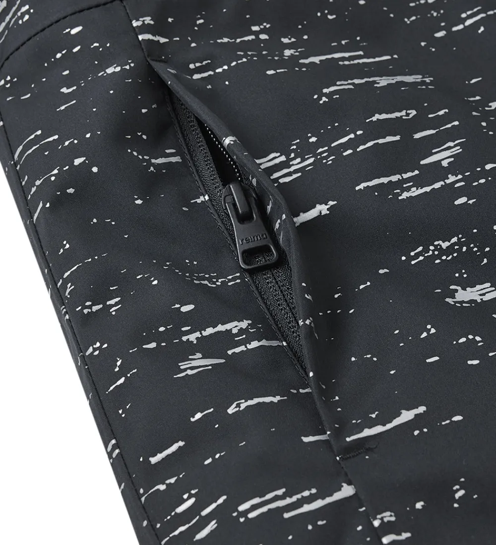 Børn Reima Vinterjakker>Vinterjakke - Hohde - Sort m. Refleks