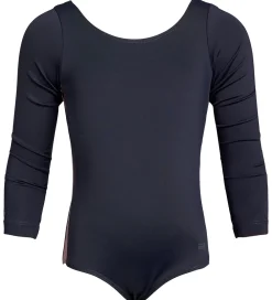 Rethinkit Gymnastiktøj|Gymnastikdragt - Frida - Midnight Blue m. Gammelrosa