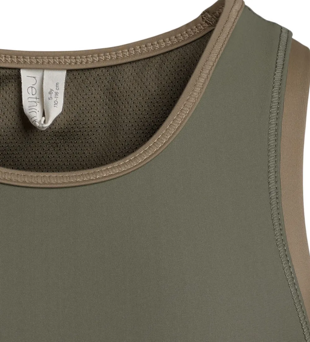 Rethinkit T-Shirts Og Toppe>Sportstop - Cropped - Thilde - Capers