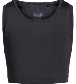 Rethinkit T-Shirts Og Toppe|Sportstop - Cropped - Thea - Sort