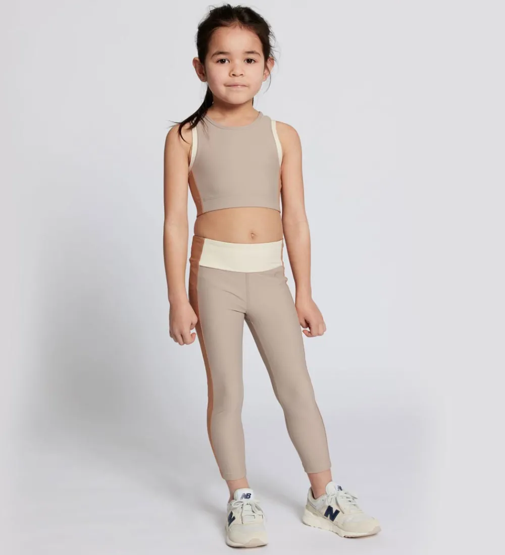 Rethinkit T-Shirts Og Toppe|Sportstop - Cropped - Thilde - Mocha