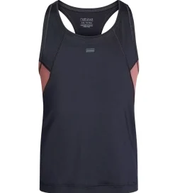 Rethinkit T-Shirts Og Toppe|Tanktop - Anais - Midnight Blue m. Gammelrosa