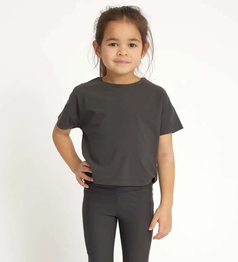 Rethinkit T-Shirts Og Toppe>T-shirt - Vela - Almost Black