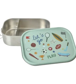 Rice Madkasser>Madkasse - Rustfrit Stål - Stor - 2 Rum - Soft Green Sports