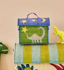 Rice Kurve|Opbevaringskurv - Ekstra Lille Raffia Hus - 24x17x22 cm - G